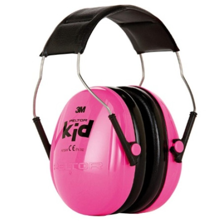 Детски антифони 3M PELTOR™, 27 dB, розови