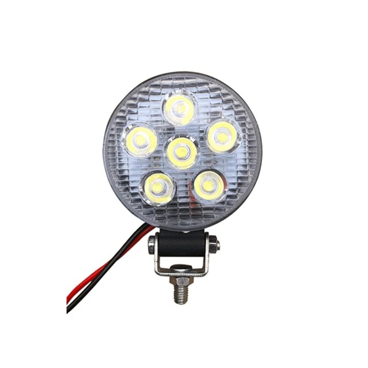 Proiector led Mini, Off Road, diametru 8cm, 18W, 6 LED
