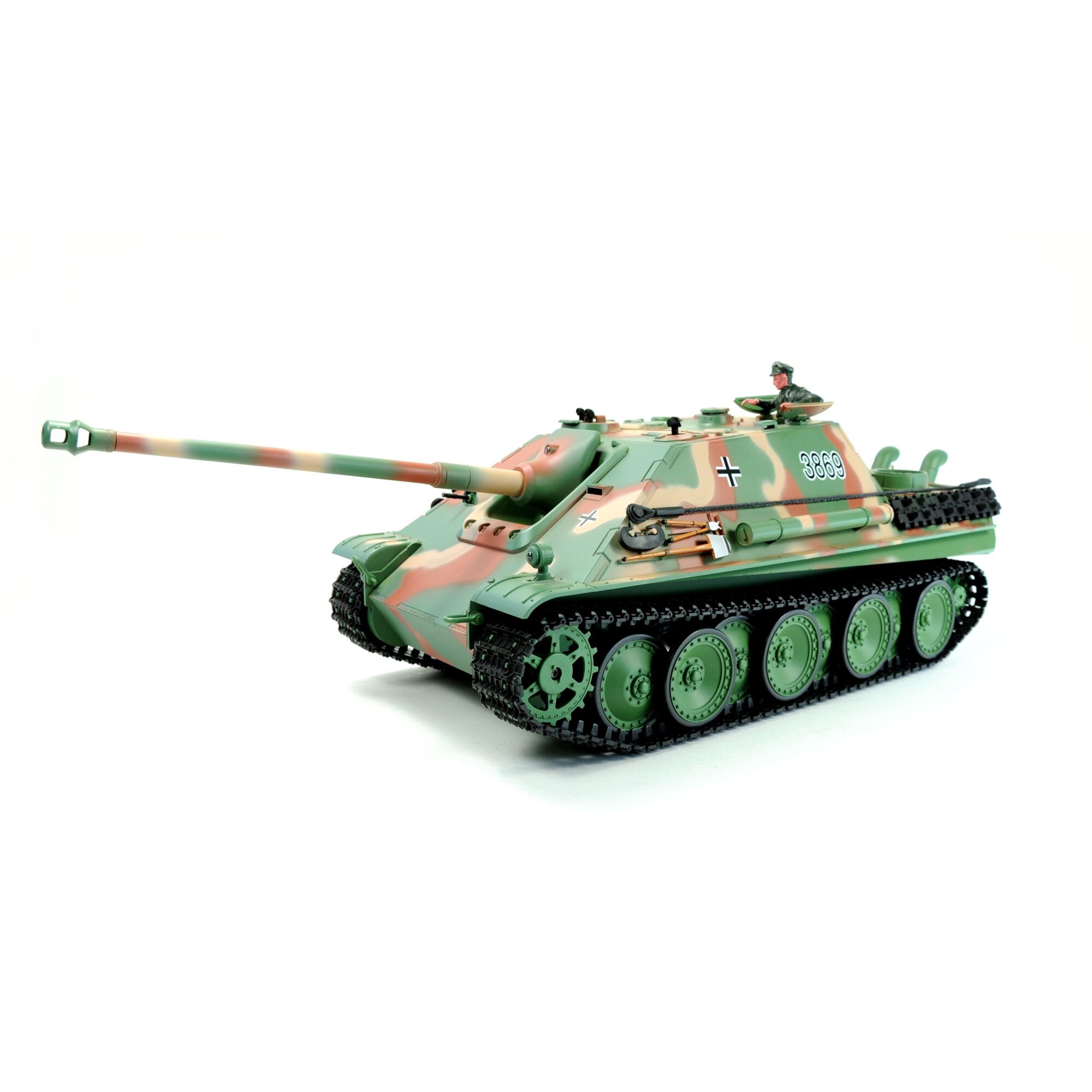 Tanc RC cu telecomanda Jagdpanther G 1:16 cu functie de tragere ,sunet si fum
