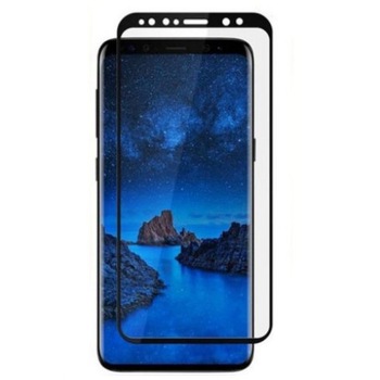 Folie protectie 3D curbata Black Samsung Galaxy S8 Folie protectie 3D curbata Black Samsung Galaxy S8
