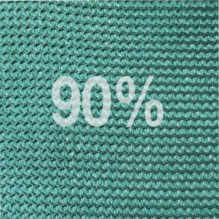 Оградна мрежа Cyrcon, засенчване 90% HDPE, 1.5х10м