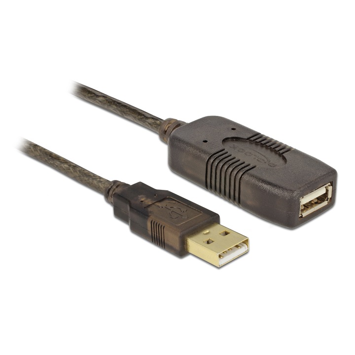 Cablu prelungitor USB 2.0 activ T-M 20 m, Delock 82690