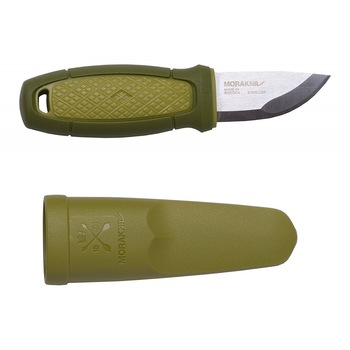 Cutit Mora Eldris, din otel inoxidabil, cu teaca, pentru DIY/camping/hobby, 143 mm, verde Cutit Mora Eldris, din otel inoxidabil, cu teaca, pentru DIY/camping/hobby, 143 mm, verde