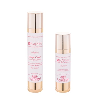 Set 2 produse 80 ml pentru tenul gras, mixt si cu impuritati, Lakshmi, ser detoxifiant 30 ml si crema cu ghimbir 50ml Set 2 produse 80 ml pentru tenul gras, mixt si cu impuritati, Lakshmi, ser detoxifiant 30 ml si crema cu ghimbir 50ml