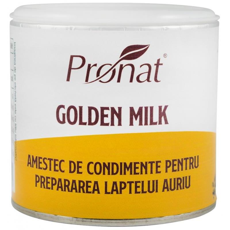 Amestec de Condimente pentru Prepararea Laptelui Auriu 90gr Pronat