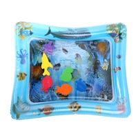 Set de perne de apa pentru bebelusi, Anself, Gonflabile, Eco, Plastic ABS, Albastru