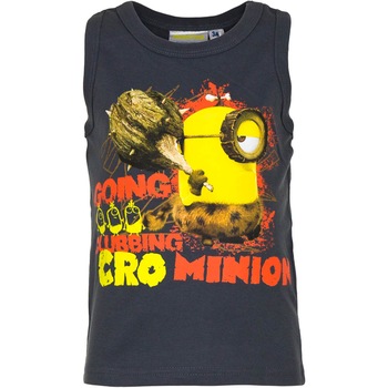 Tricou fara maneci baieti Minions, Negru Tricou fara maneci baieti Minions, Negru