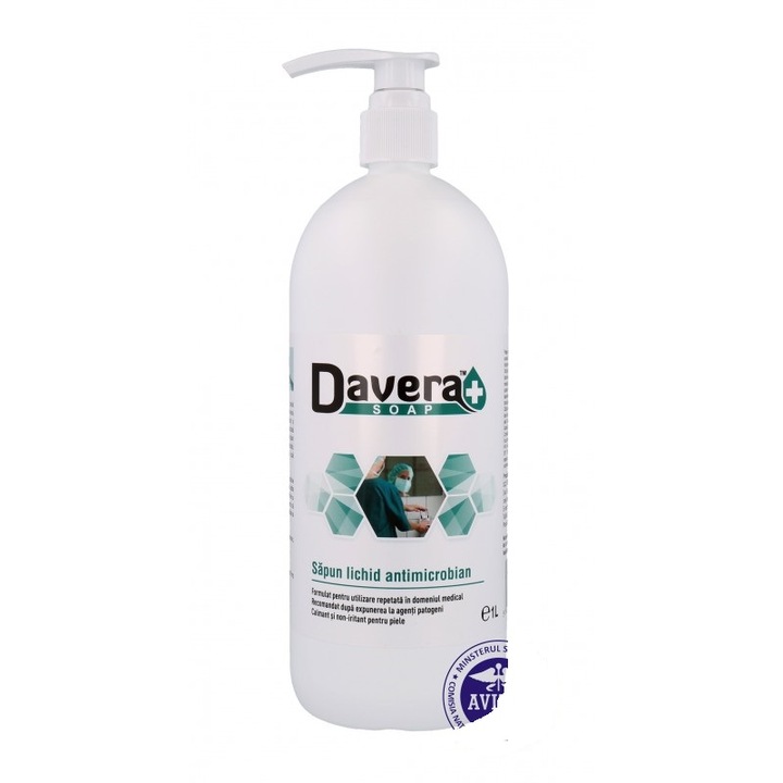 Антимикробен течен сапун DAVERA SOAP 1л