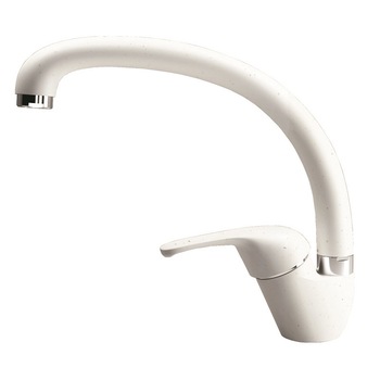 Baterie bucatarie BAMBOO R, Monocomanda, Cartus ceramic 40mm, Alb Baterie bucatarie BAMBOO R, Monocomanda, Cartus ceramic 40mm, Alb