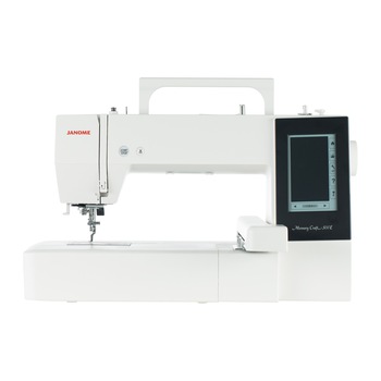 Masina de brodat digitala JANOME Memory Craft 500E, 160 Modele Incorporate, 860 Spm, 55W, Alb/Negru Masina de brodat digitala JANOME Memory Craft 500E, 160 Modele Incorporate, 860 Spm, 55W, Alb/Negru