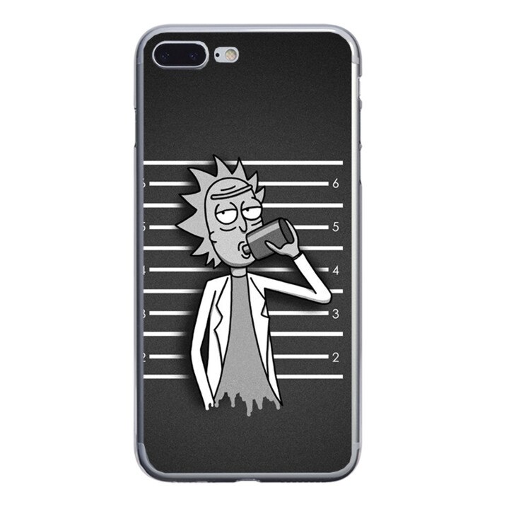 Husa silicon gri iPhone 7 plus Rick