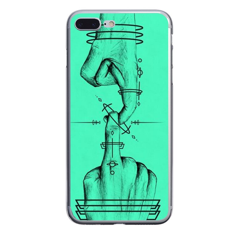 Husa silicon albastra iPhone 7 plus The touch