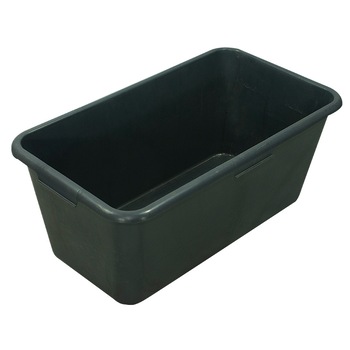 Cuva mortar dreptunghiulara Polonia, 90 l, 770 x 530 x 310 mm, Negru Cuva mortar dreptunghiulara Polonia, 90 l, 770 x 530 x 310 mm, Negru