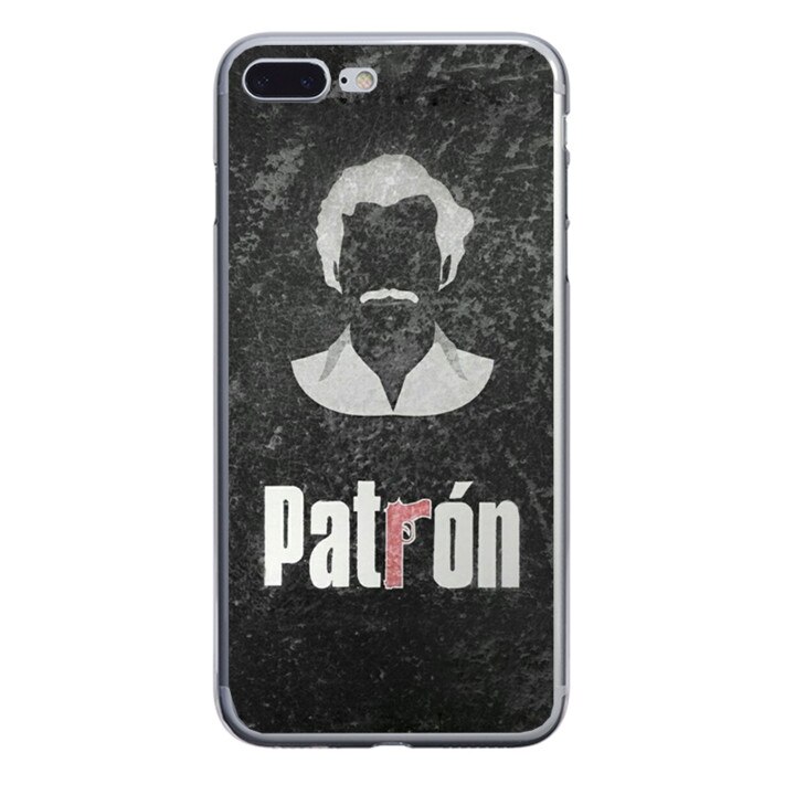 Husa silicon neagra iPhone 8 plus Patron