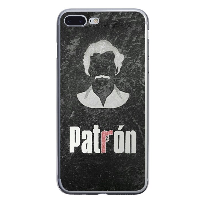 Husa silicon neagra iPhone 7 plus Patron