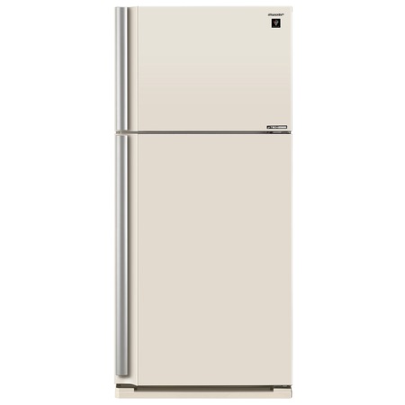 Frigider Sharp SJXE680MBE, 536 l, Clasa A++, Ioni Plasmacluster, J-Tech Inverter, H 175 cm, Bej