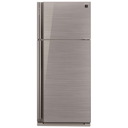 Frigider Sharp SJXP700GSL, 578 l, Clasa A++, Ioni Plasmacluster, J-Tech Inverter, H 185 cm, Argintiu Sticla