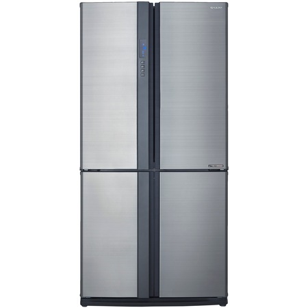 Side by side Sharp SJEX770FSL, 556 l, Clasa A++, No Frost, J-Tech Inverter, H 172 cm, Inox