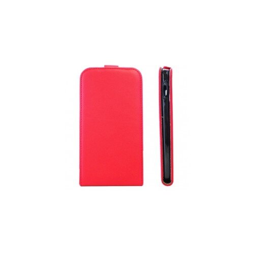 Husa Alcatel Idol 3, Piele eco, flexi, rosu