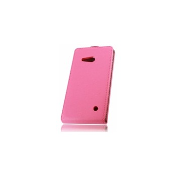 Husa Nokia Lumia 730, Piele eco, flexi, roz Husa Nokia Lumia 730, Piele eco, flexi, roz