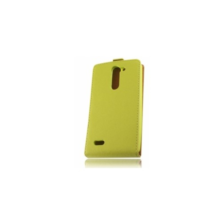 Капак LG Bello D337, Еко кожа, флекси, зелен
