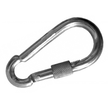 Carabina galvanizata cu piulita, 60x6 MM Carabina galvanizata cu piulita, 60x6 MM