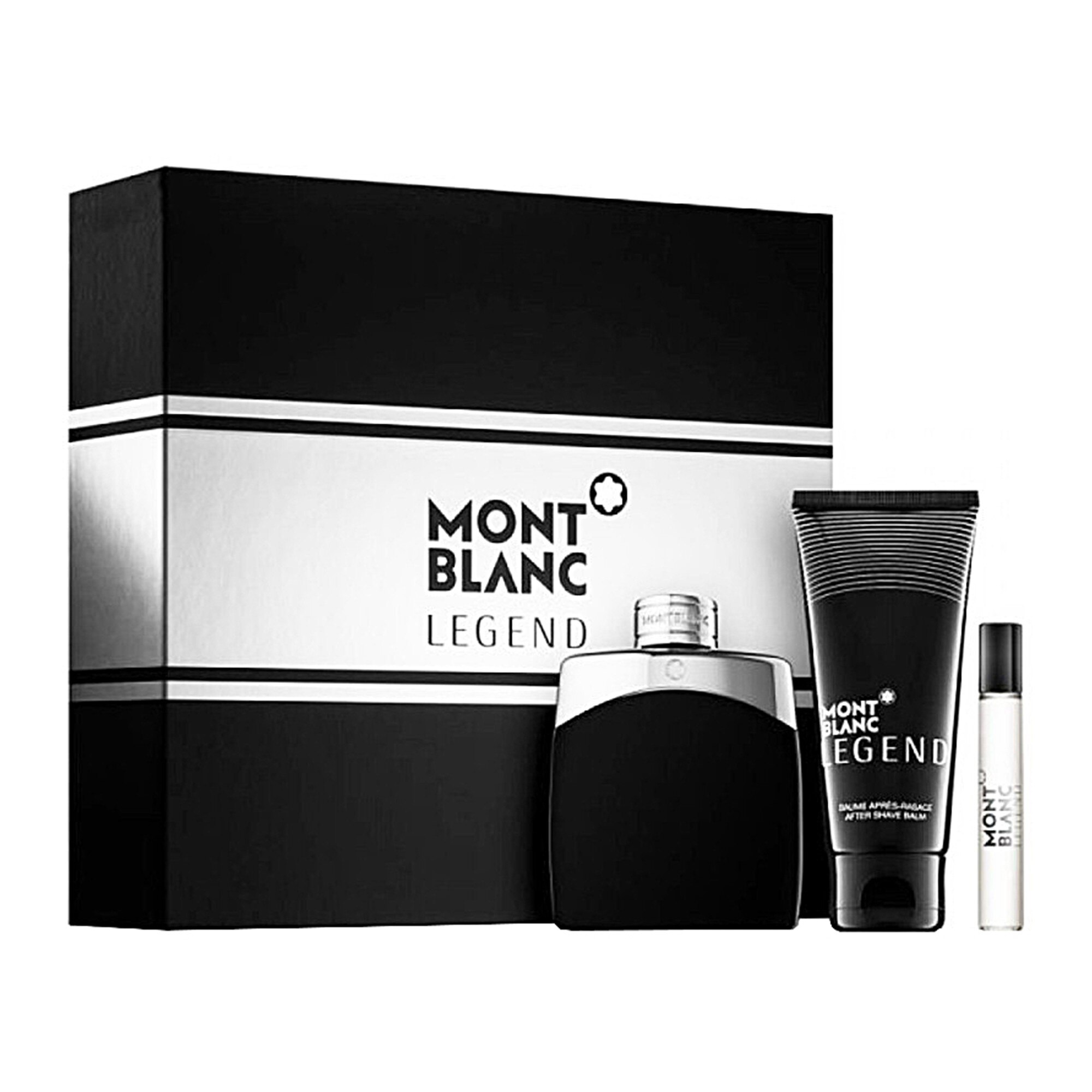 Set Mont Blanc Legend, Barbati: Apa de Toaleta, 50 ml + 7.5 ml + After shave balsam, 100 ml