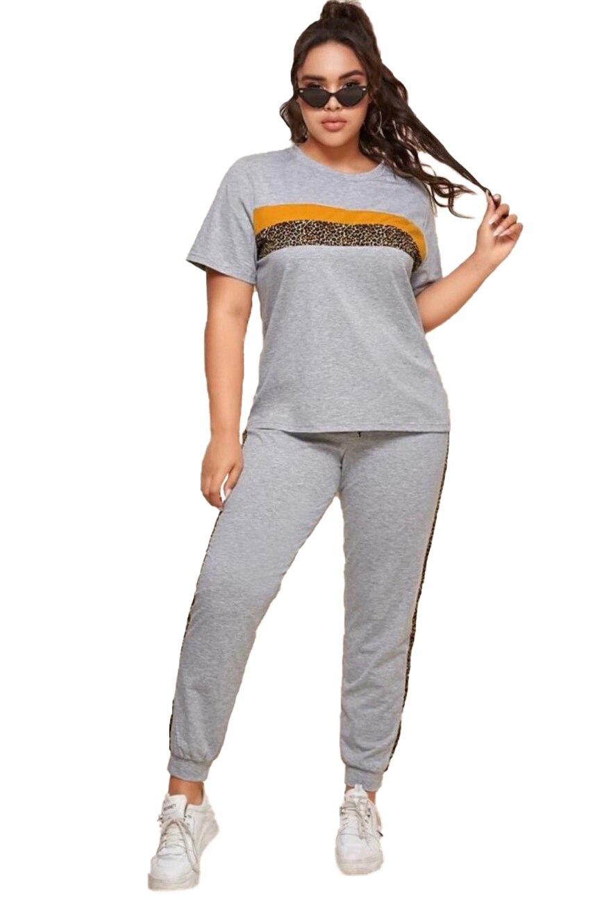 Compleu sport-casual Plus Size