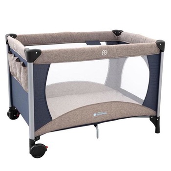 Patut mutifunctional pentru bebelusi, Honey Baby, Sarcina maxima suportata 11 kg, 110 x 73 x 76 cm, Bej/Albastru Patut mutifunctional pentru bebelusi, Honey Baby, Sarcina maxima suportata 11 kg, 110 x 73 x 76 cm, Bej/Albastru