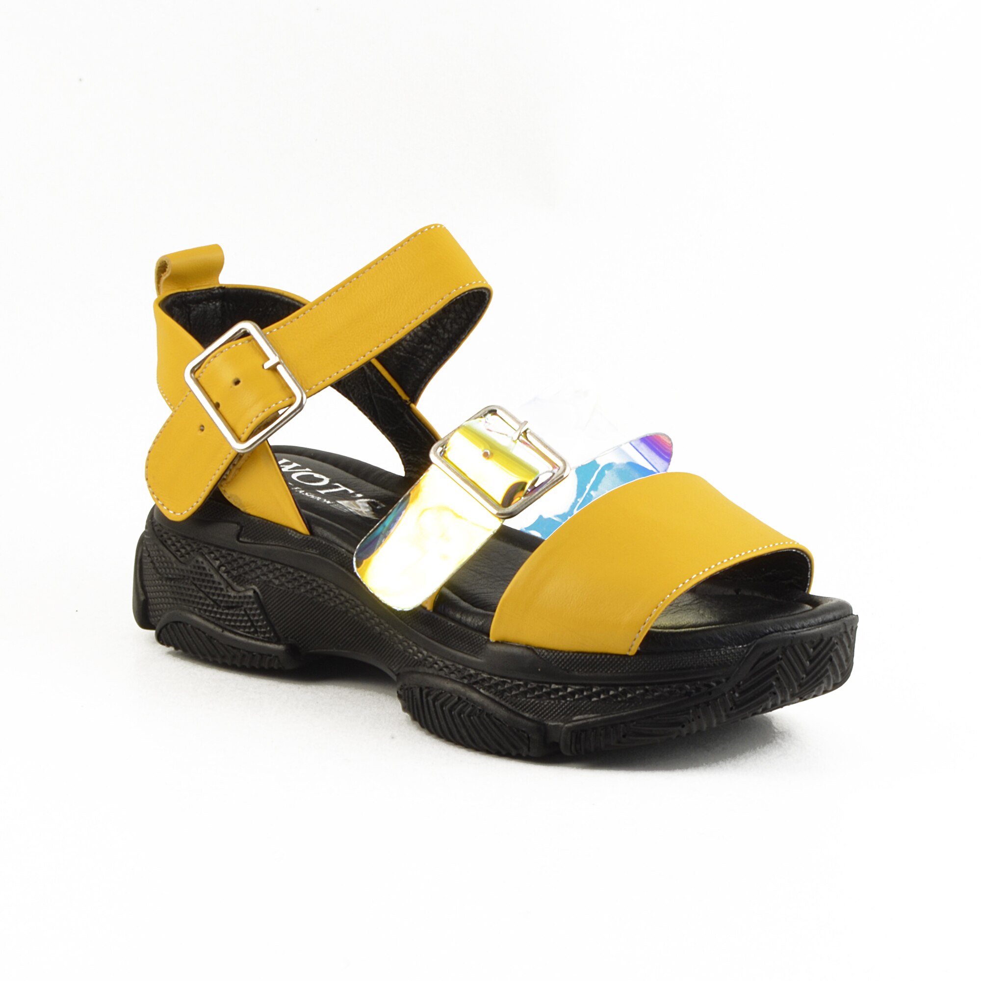 Sandale dama Rinascenti, 88-3018, Galben