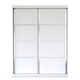 Dulap cu 2 usi glisante Modella Sedef, alb 140x177x50mm, pal 18mm