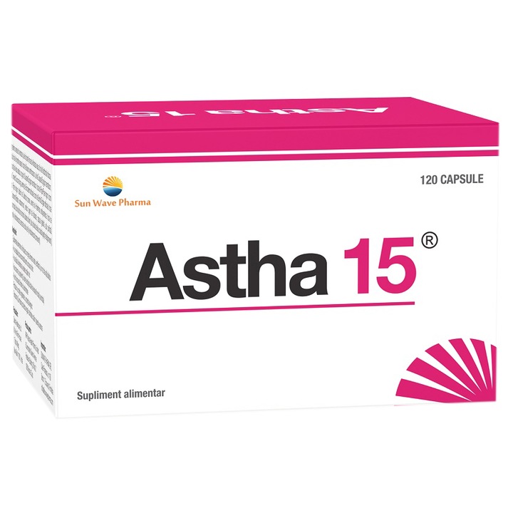 Supliment alimentar Astha 15 Sun Wave Pharma, 120 capsule