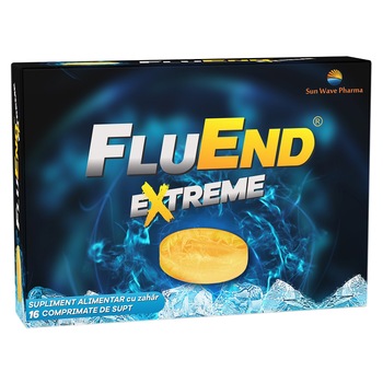 Supliment alimentar FluEnd Extreme Sun Wave Pharma, 16 comprimate Supliment alimentar FluEnd Extreme Sun Wave Pharma, 16 comprimate