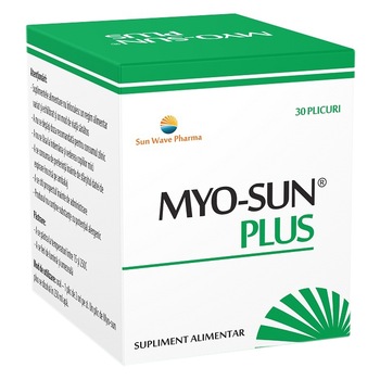 Supliment alimentar Myo-Sun Plus Sun Wave Pharma, 30 plicuri Supliment alimentar Myo-Sun Plus Sun Wave Pharma, 30 plicuri