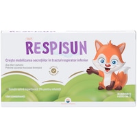 Respisun, Sun Wave Pharma, solutie salina hipertonica 3% pentru inhalatii, fara conservanti, 20 unidoze x 4 ml