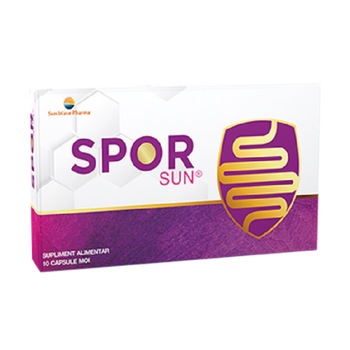 Supliment alimentar Spor Sun Sun Wave Pharma, 10 Cps moi Supliment alimentar Spor Sun Sun Wave Pharma, 10 Cps moi