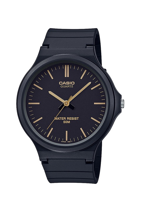 Casio, Овален аналогов часовник, Черен