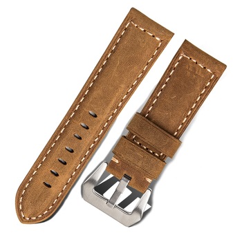 Curea piele naturala, Samsung Galaxy Watch 46mm, Samsung Gear S3 Classic, S3 Frontier, 22mm, ROPS Art Luxury by Qialino, Maro Curea piele naturala, Samsung Galaxy Watch 46mm, Samsung Gear S3 Classic, S3 Frontier, 22mm, ROPS Art Luxury by Qialino, Maro