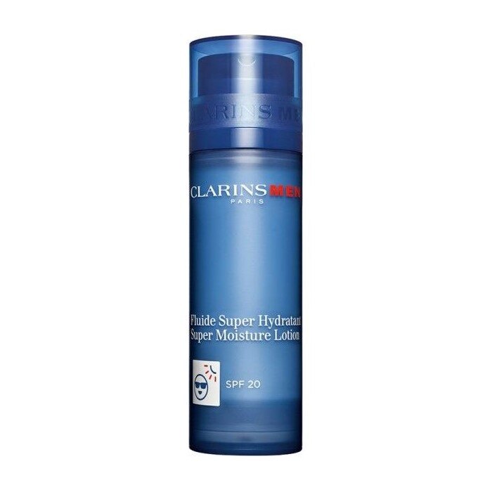 Fluid Hidratant SPF 20 Clarins Men Super Moisture Lotion, Barbati, 50 ml