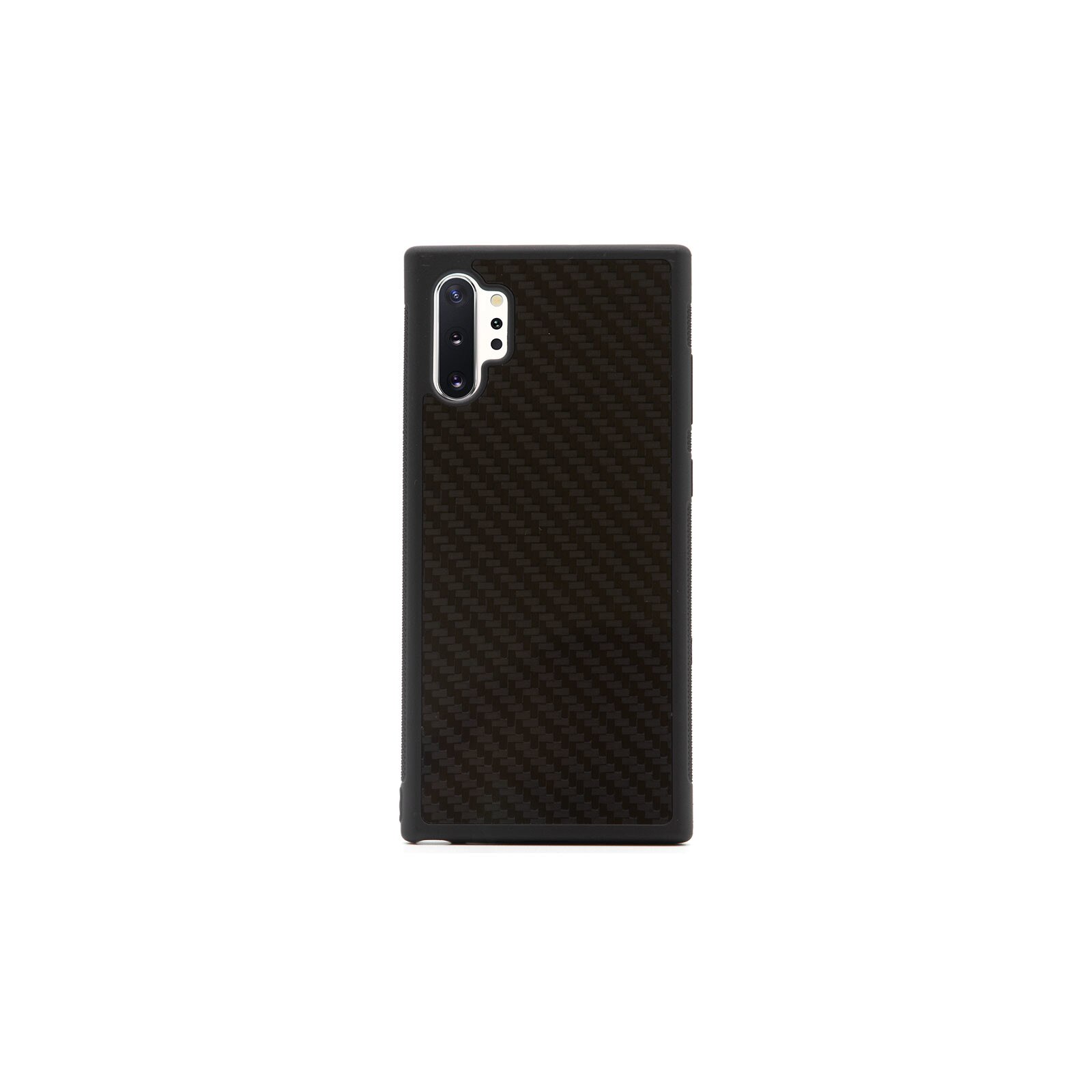 Husa de Telefon din Silicon cu Insertie de Fibra de Carbon Autentica Compatibila cu Samsung Note 10 Plus