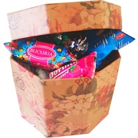 Cutie hexagon cu mix de ciocolata Bucuria, 420 gr