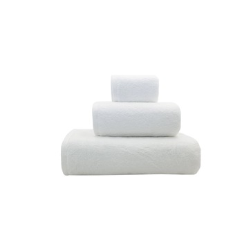 Set 3 Prosoape Lux baie-650gr/mp, Prosoape HOTEL, bumbac 100%, alb, 70x140cm+50x90cm+30x50cm Set 3 Prosoape Lux baie-650gr/mp, Prosoape HOTEL, bumbac 100%, alb, 70x140cm+50x90cm+30x50cm
