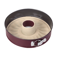 Forma pentru tort cu baza detasabila NAVA Terrestrial, cu invelis ceramic, otel carbon, 7 x 28 cm