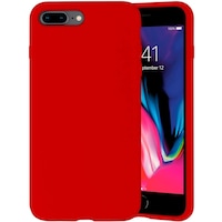 husa compatibila cu iphone 7 plus  iphone 8 plus ultra slim silicon interior din catifea rosu planetphone imagen 51_0_
0