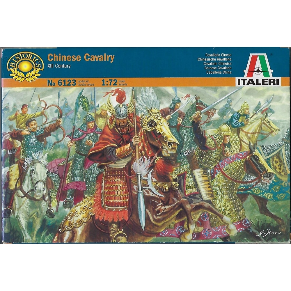 Set Figurine Soldati Italeri Chinese Cavalry XIII Century 15buc 1:72 ITA 6123