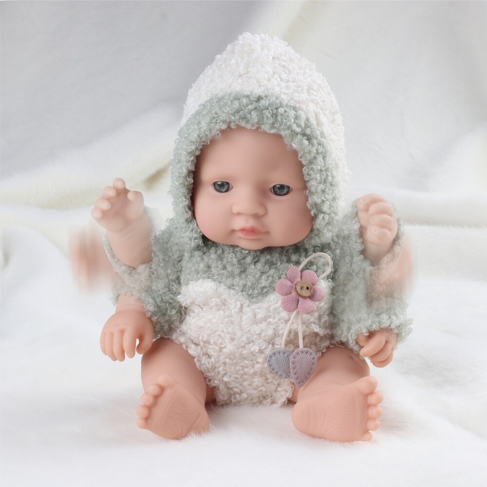 Кукла Mappy - Baby so lovely, Cute, Бял/Зелен, 20 см - eMAG.bg