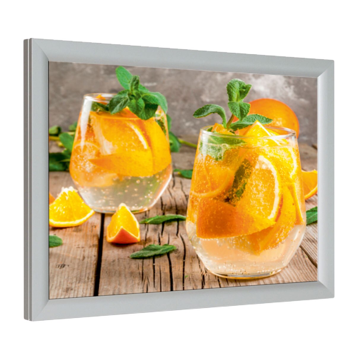 Caseta luminoasa JJ DISPLAYS, ultra slim cu leduri, format A1