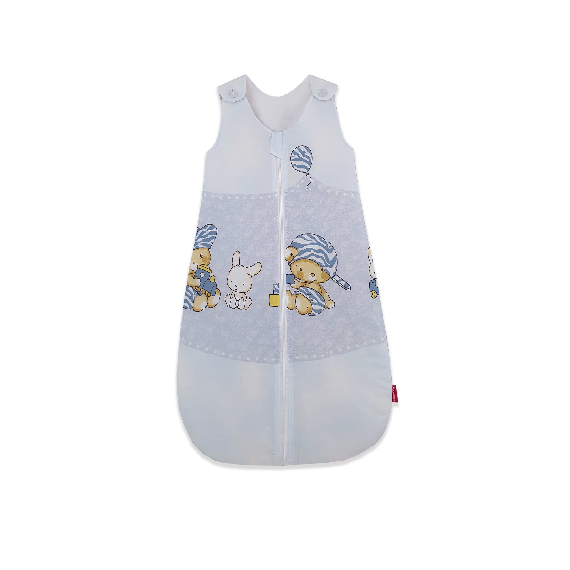 Sac de dormit, KidsDecor, 2.5 tog Hai la joaca albastru 85 cm