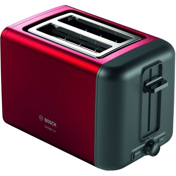 Prajitor de paine Bosch DesignLine TAT3P424, 970 W, 2 felii, Rosu Prajitor de paine Bosch DesignLine TAT3P424, 970 W, 2 felii, Rosu