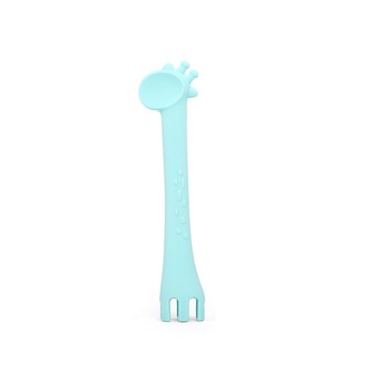 Lingurita din silicon 2 in 1 Giraffe Mint Lingurita din silicon 2 in 1 Giraffe Mint